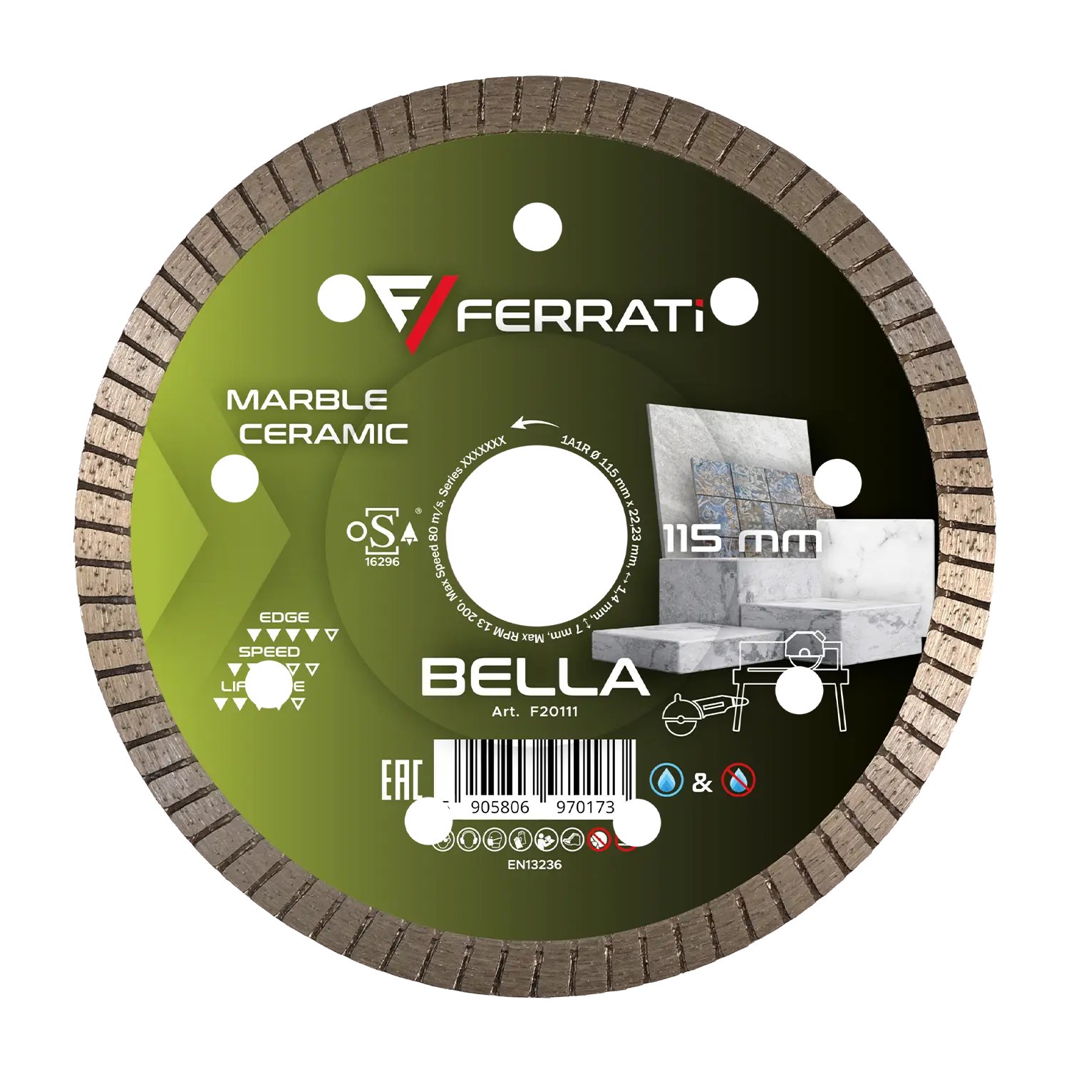 [F20111] BELLA 115mm Diamanttrennscheibe