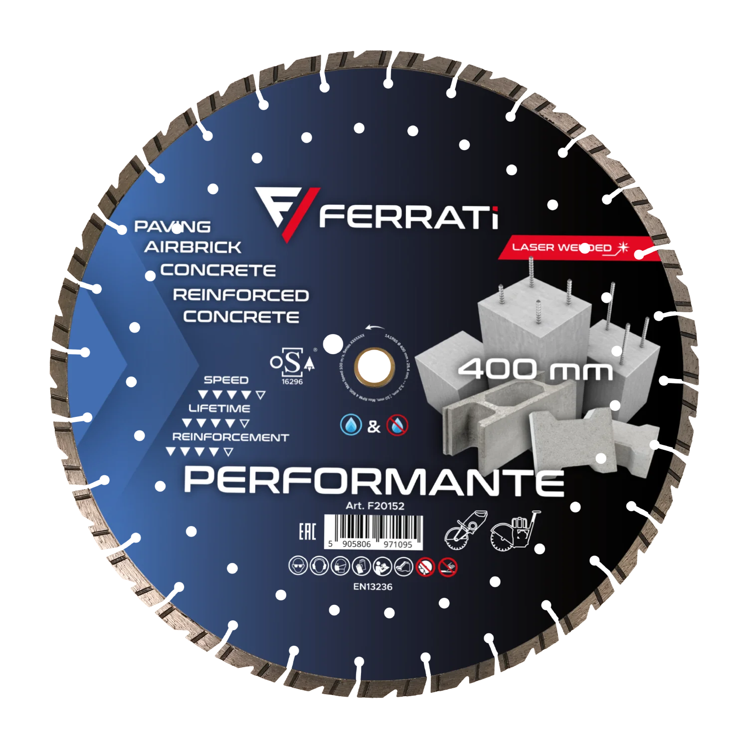 [F20152] 400 mm PERFORMANTE Diamanttrennscheibe