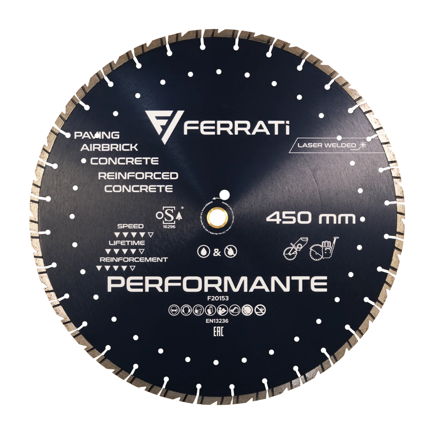 [F20153] 450 mm PERFORMANTE Diamanttrennscheibe