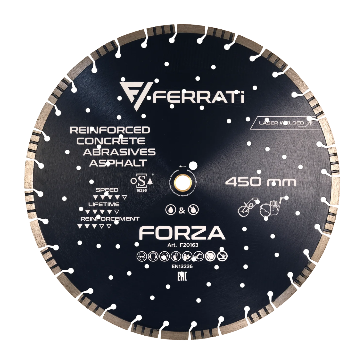 [F20163] 450-mm-Forza-Diamanttrennscheibe