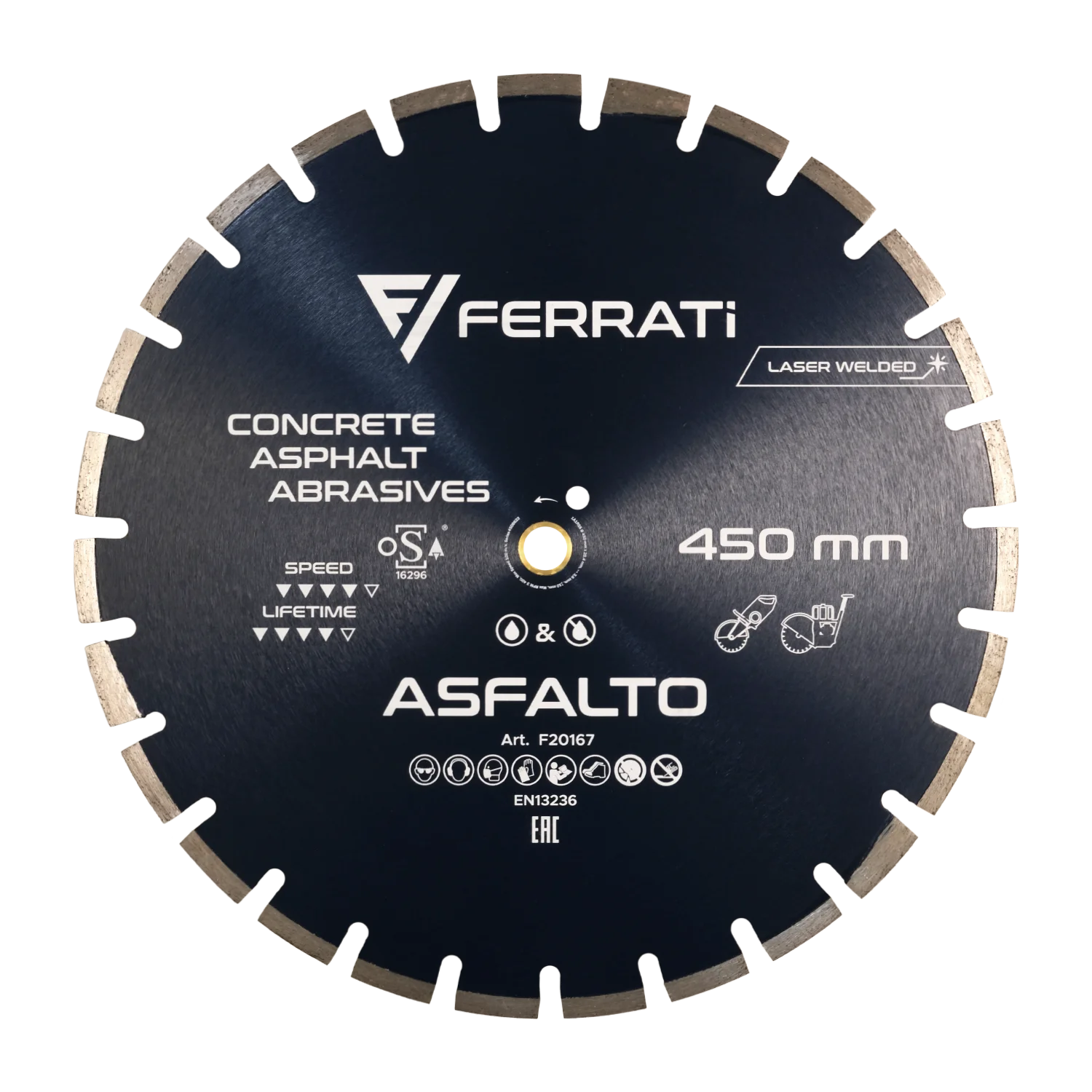 [F20167] C1S 450mm ASFALTO Diamanttrennscheibe