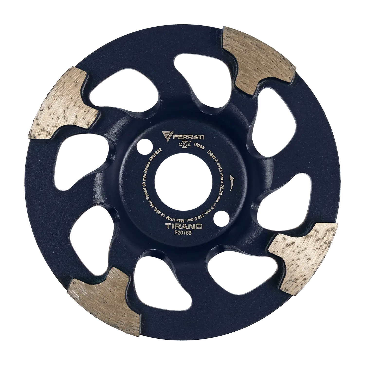 Diamant-Topfschleifscheibe DGW-F 125mm TIRANO