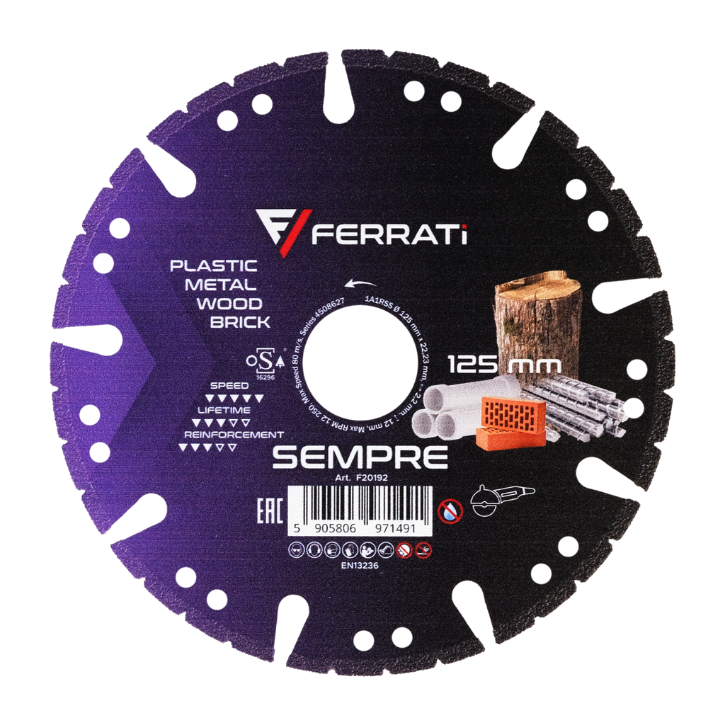 [F20192] SEMPRE 125mm Diamanttrennscheibe