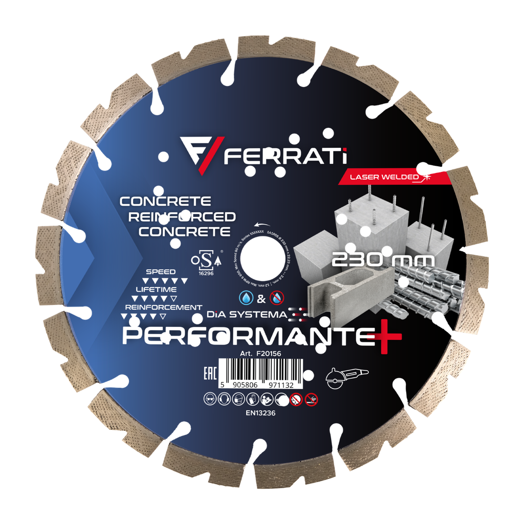 Diamanttrennscheibe 230 mm DiA SYSTEMA PERFORMANTE PLUS