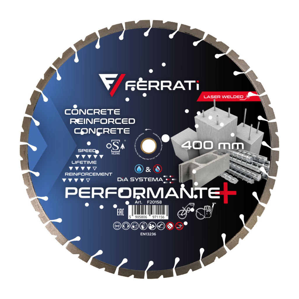 Diamanttrennscheibe 400 mm DiA SYSTEMA PERFORMANTE PLUS