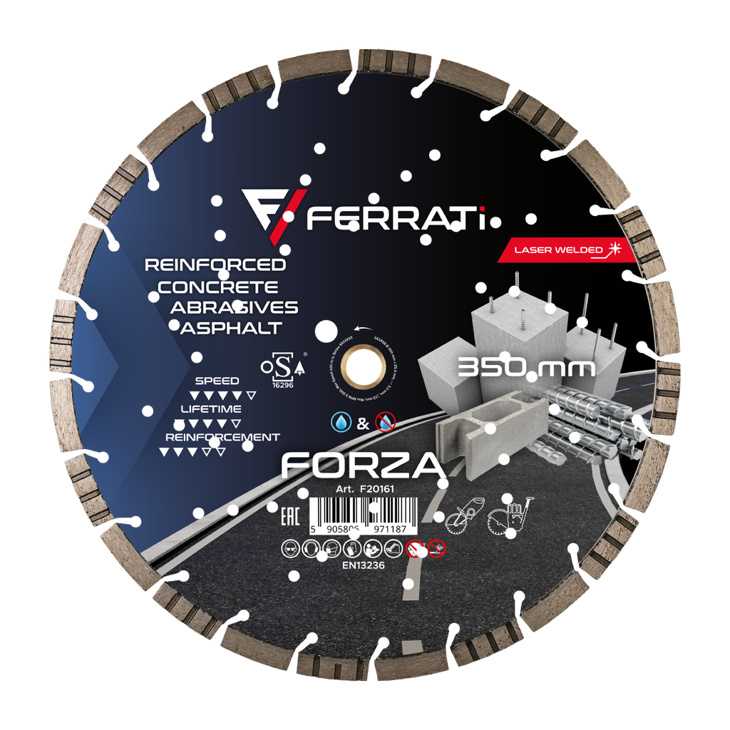 350-mm-Forza-Diamanttrennscheibe